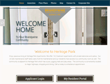 Tablet Screenshot of heritageparkpa.com